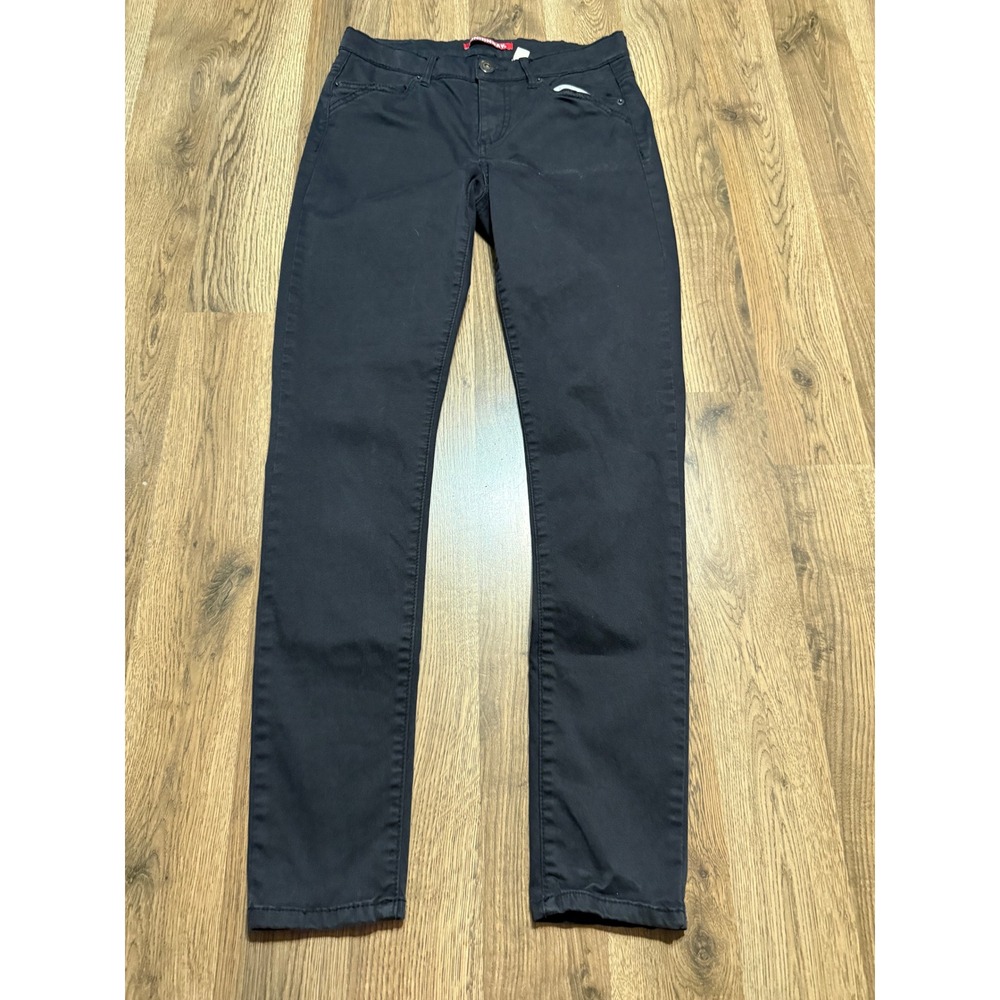 Unionbay Pants Juniors Size 9 Black Chino Stretch Mid Rise Skinny JB83756